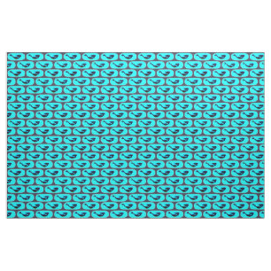 Tecido padrão das sereias de natação a preto/azul