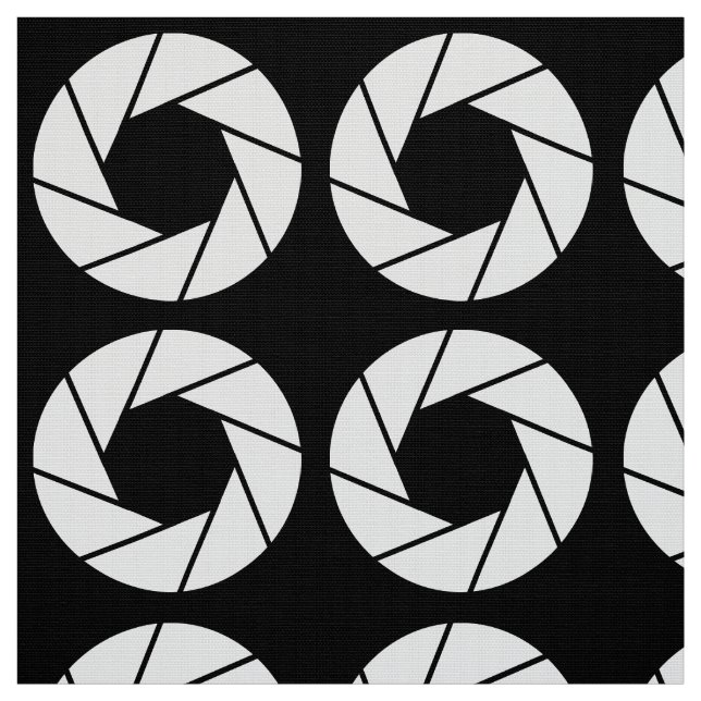 Tecido Padrão de abertura - Branco em preto (Modelo)