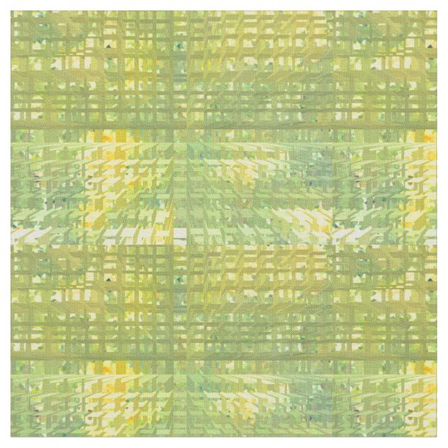 Tecido Padrão de Abstrato de alegria Primavera amarelo e  (Detalhe)