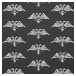 Tecido Padrão de Águia com Duas Cabeças