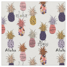 Padrão de Aloha Pineapple havaiano