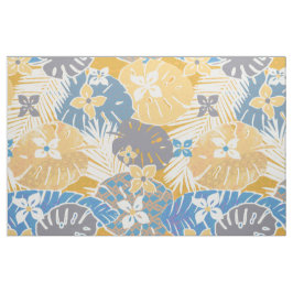 Tecido Padrão de aloha tropical moderno do Havaí