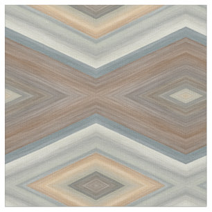 Tecido Padrão de Argyle Funky Azul bege castanho-Cinza