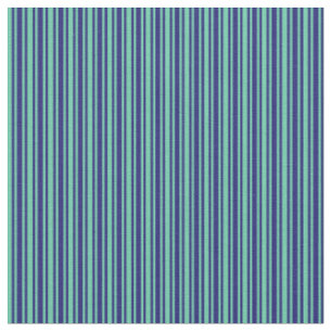 Tecido Padrão de Azul e Aquamarino Linhado/Striped à meia