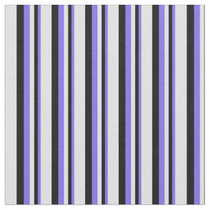 Tecido Padrão de Azul, Preto e Lavanda Médio