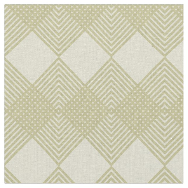 Tecido Padrão de Azulejo de Circuito de Ouros Tan Taupe (Detalhe)