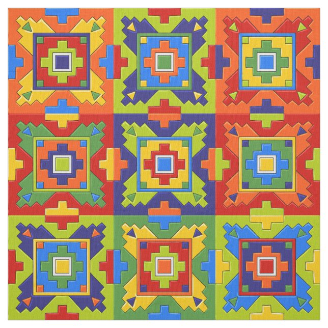 Tecido Padrão de Azulejo do mosaico a frio (Modelo)