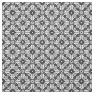 Tecido Padrão de Azulejos de cinzas e Cinzas luminosas
