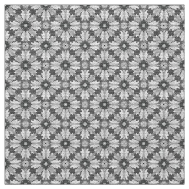 Tecido Padrão de Azulejos de cinzas e Cinzas luminosas (Modelo)