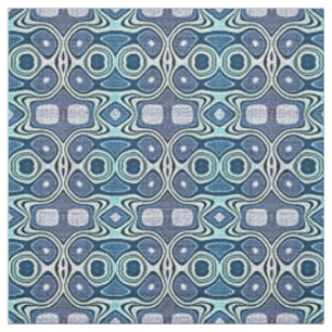 Tecido Padrão de Batik de Bali Violeta Verde Azul Turques