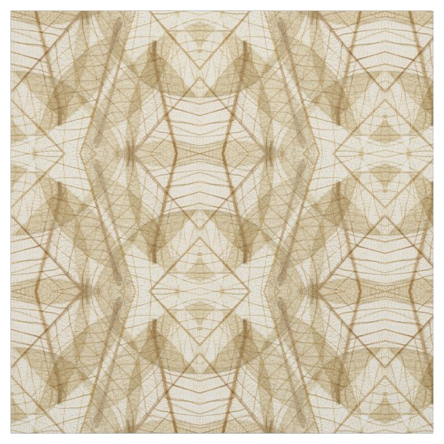 Tecido Padrão de bege de creme de abstrato Sheer (Modelo)