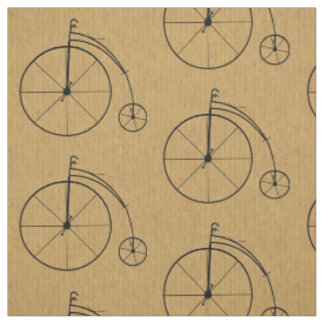 Tecido Padrão de Bicicleta Vintage