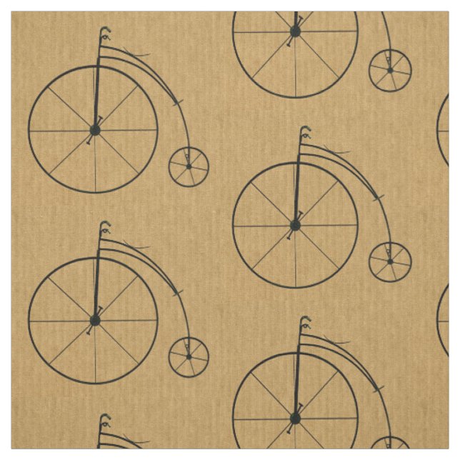 Tecido Padrão de Bicicleta Vintage (Modelo)