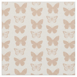 Tecido Padrão de borboleta pastel