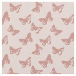 Tecido Padrão de borboleta pastel