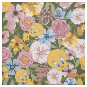 Tecido Padrão de bordado floral TWEETY™