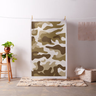 Tecido Padrão de camuflagem bege