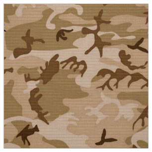 Tecido Padrão de Camuflagem, Tan do Deserto e Brown