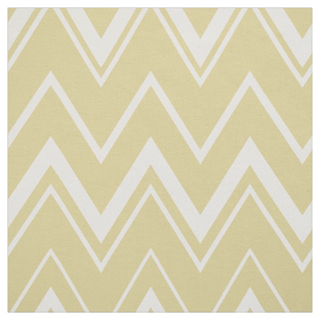 Tecido Padrão de chevron amarelo pastel fofo (Modelo)