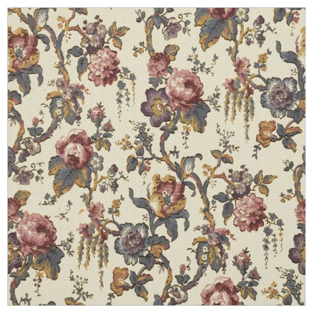 Tecido Padrão de Chinoiserie Rococó Revival Vintage (Modelo)