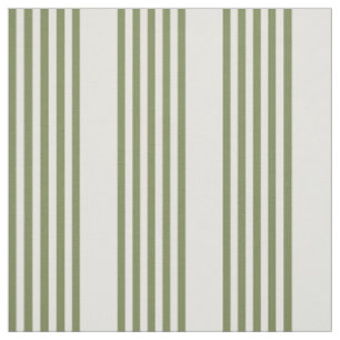 Tecido Padrão de cinco faixas verde-oliva e bege