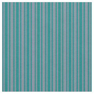 Tecido Padrão de Cinzas de Lata Leve e Stripes Teais