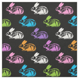 Tecido Padrão de Coelhos do Esqueleto