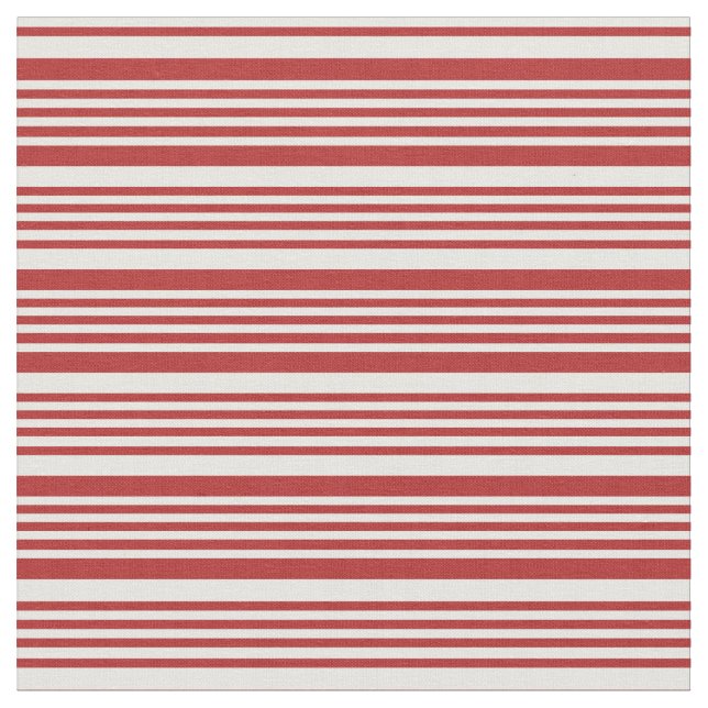 Tecido Padrão de Coloração de Creme Vermelho e Mint (Detalhe)