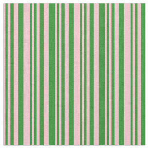 Tecido Padrão de Coloração Verde Cor-de-Rosa e Floresta