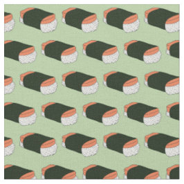 Tecido Padrão de Comida de Musubi Sushi no Havaí
