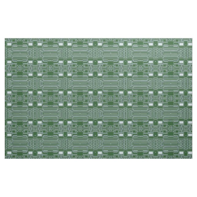 Tecido Padrão de Conselho do Circuito do Computador Engra (Fat Quarter)