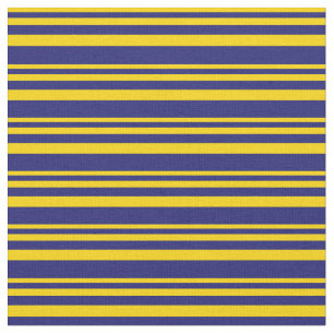 Tecido Padrão de cor azul amarelo e azul-escuro
