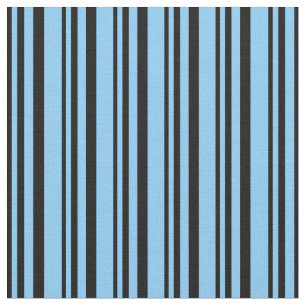 Tecido Padrão de cor azul do céu preto e claro