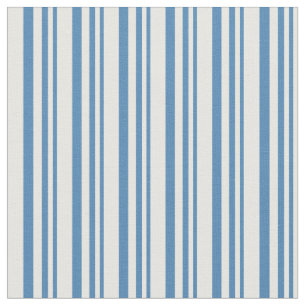 Tecido Padrão de cor azul e branco