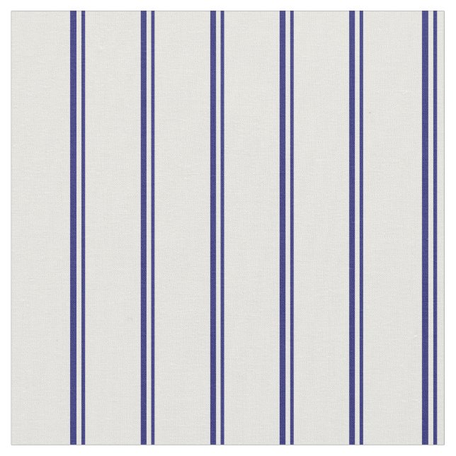 Tecido Padrão de Cor Azul e Creme da Meia-Noite (Detalhe)