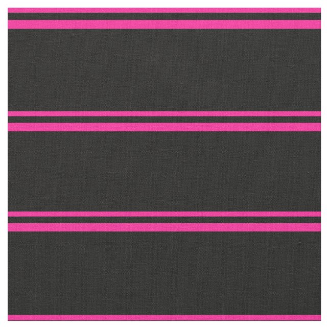 Tecido Padrão de cor rosa profundo e preto (Detalhe)