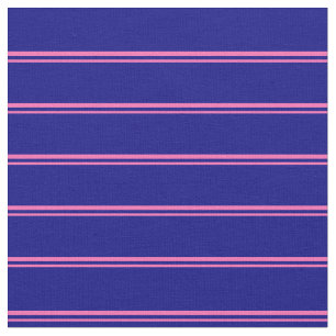 Tecido Padrão de cor rosa quente e azul