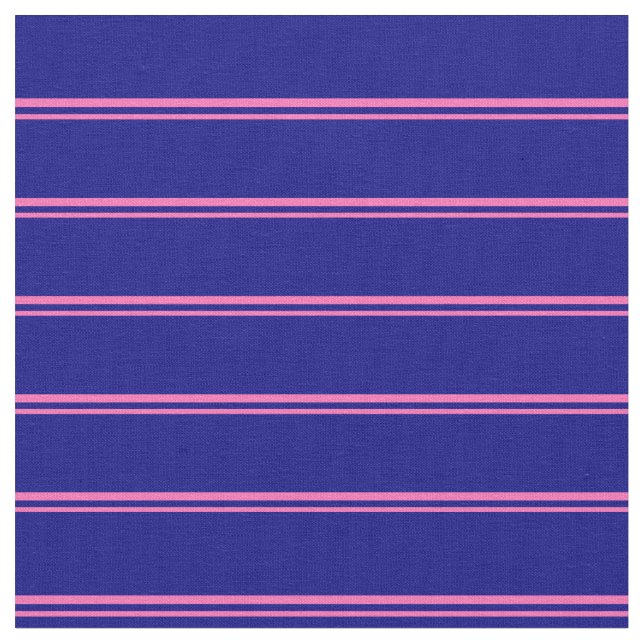 Tecido Padrão de cor rosa quente e azul (Detalhe)