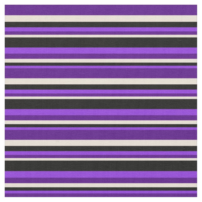 Tecido Padrão de cor roxa, preta, bisca e indigo (Detalhe)