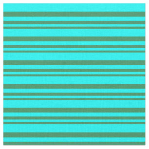 Tecido Padrão de cor verde-marinho e aqua