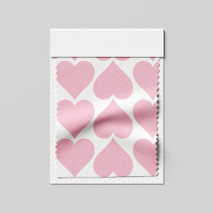 Tecido Padrão de Corações Rosa, Romântico, Amor