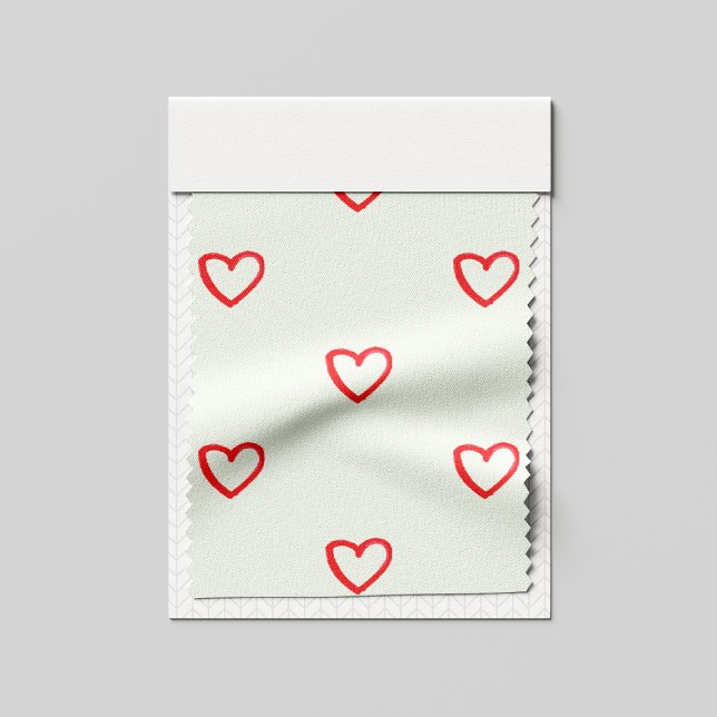 Tecido Padrão de Corações Vermelhos, Fofo, Amor (Criador carregado)