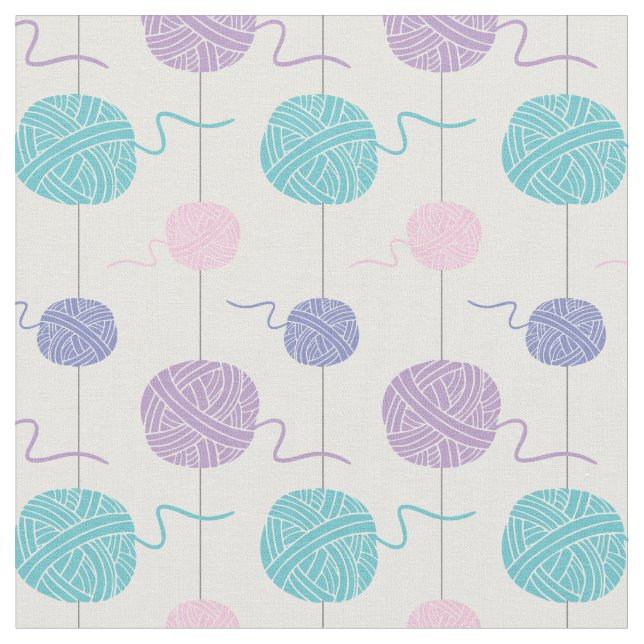 Tecido Padrão de Corda de Bola de Yarn Pastel (Detalhe)