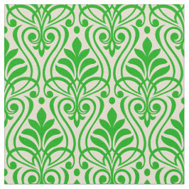 Tecido Padrão de Deco de Arte 01 - Verde limão Escuro em 