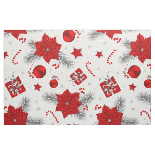 Tecido Padrão de decoração de Natal
