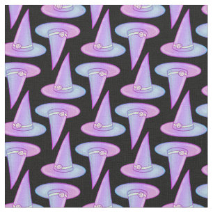 Tecido Padrão De Desenho Azul Roxo De Feiticeira De Casc