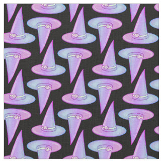 Tecido Padrão De Desenho Azul Roxo De Feiticeira De Casca