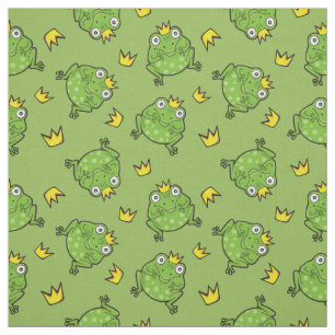 Tecido Padrão de desenho do sapo
