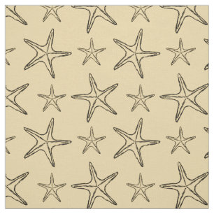 Tecido Padrão de desenho do Starfish