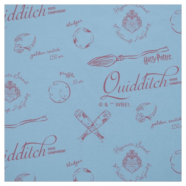 Tecido Padrão de desenho QUIDDITCH™ Vintage (Modelo)